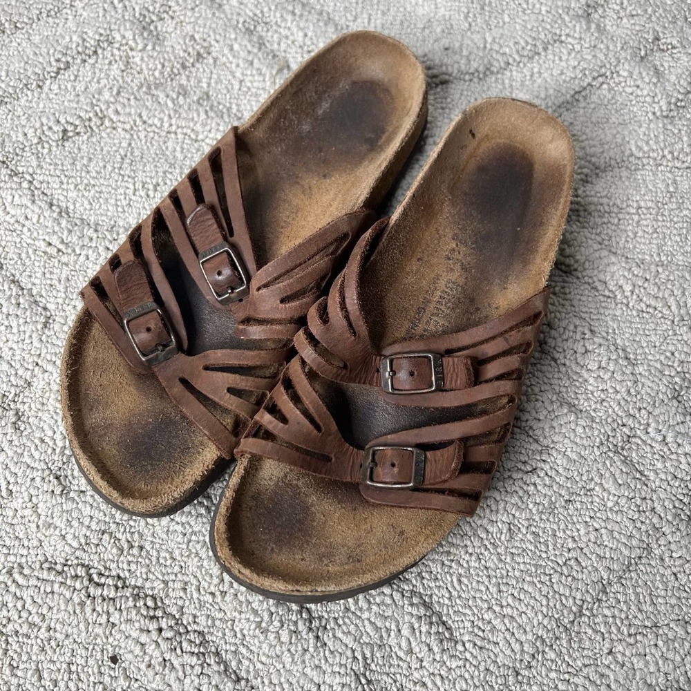 Birkenstock Granada Slip On Buckle Sandals 5.5/36